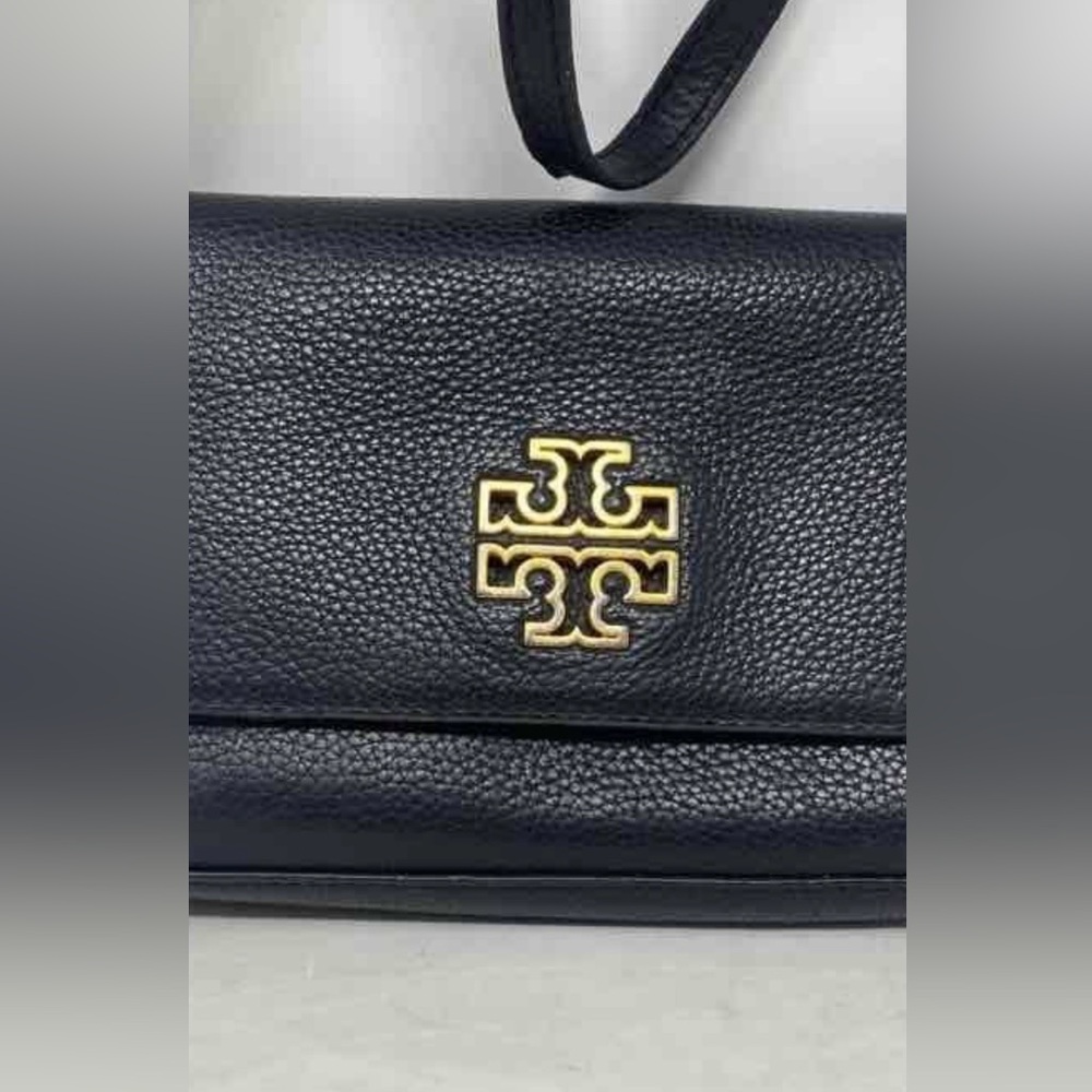 Tory Burch Black Crossbody Bag with Gold Logo - Picture 3 of 14